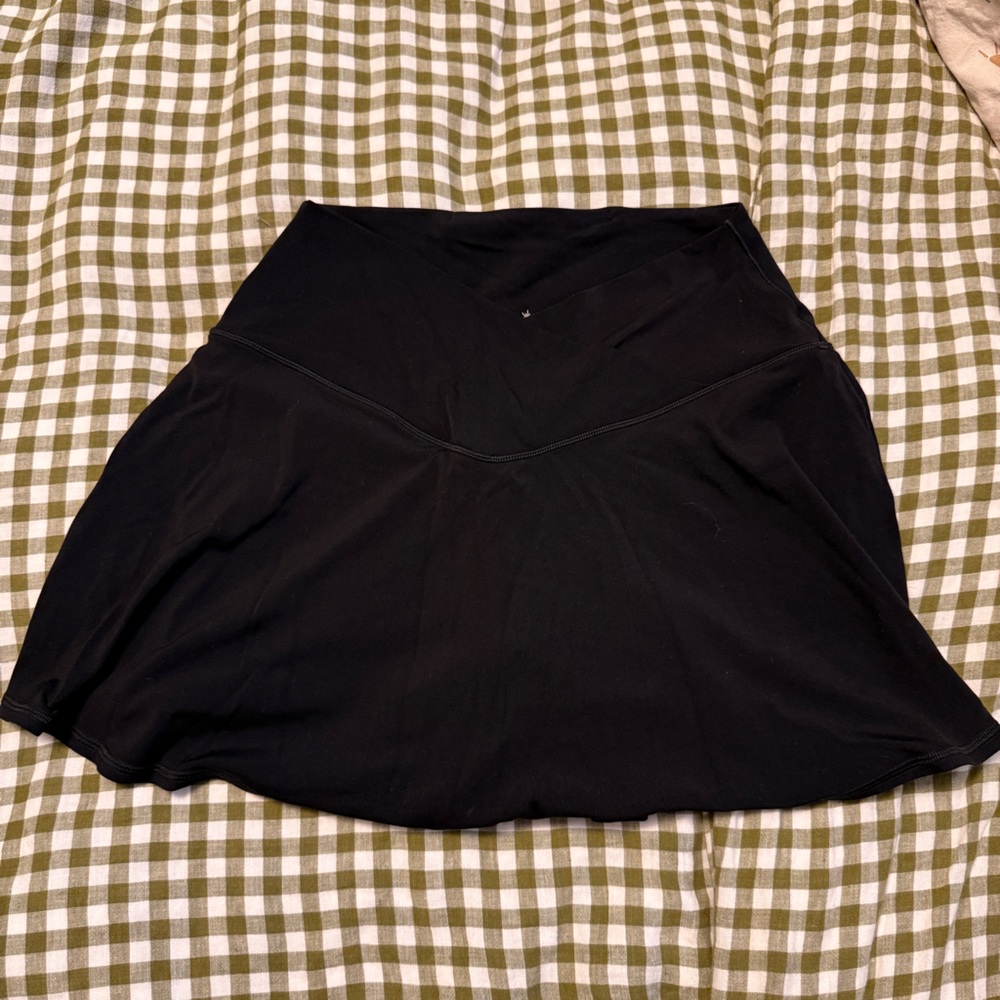 Offline by Aerie Black Crossover Athletic Skort